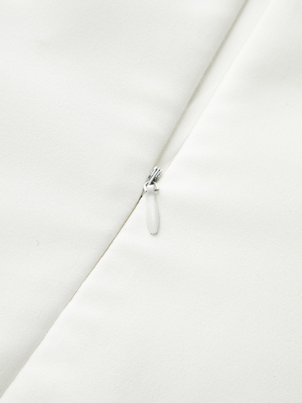 Metal Detail Pleated Mini Dress