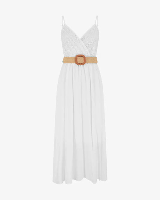 Beca Vestido Maxi Calado