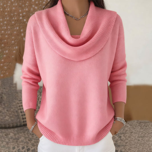 Gloria | Jersey con Cuello Drapeado