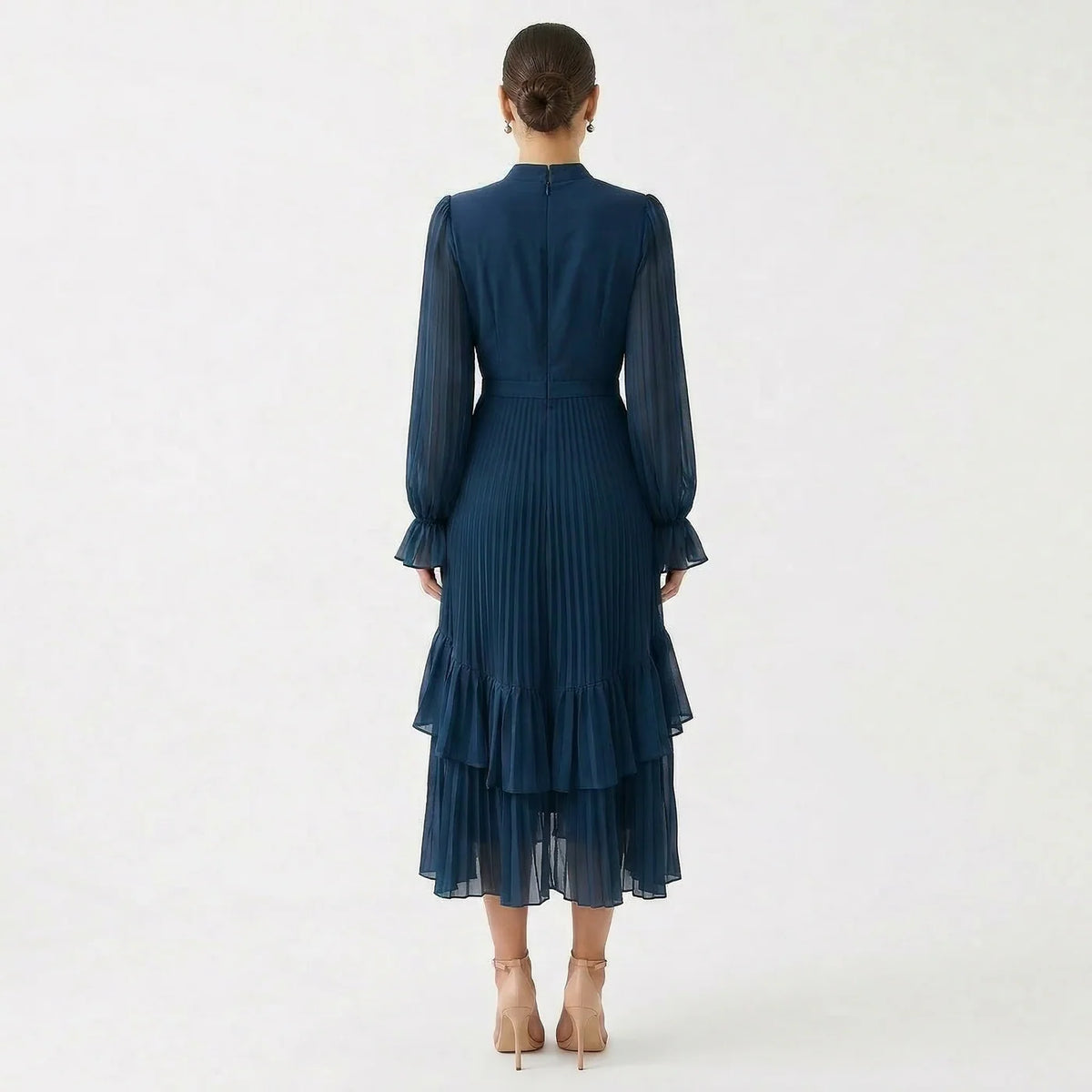 Nicol | Vestido Midi Plisado