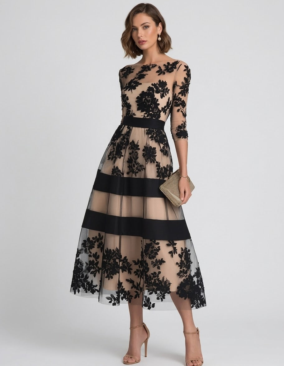 Noa | Vestido Midi Encaje