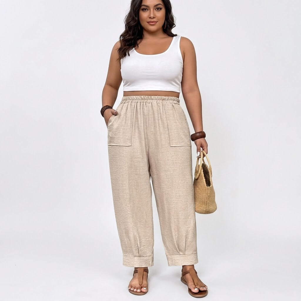 Maru | Pantalón Ancho Bolsillo