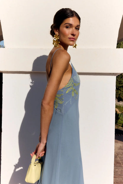 Olaia | Vestido Maxi Tirantes