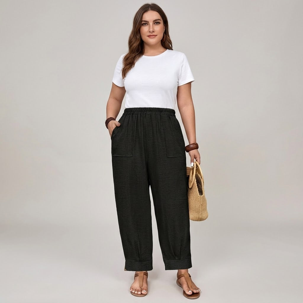 Maru | Pantalón Ancho Bolsillo
