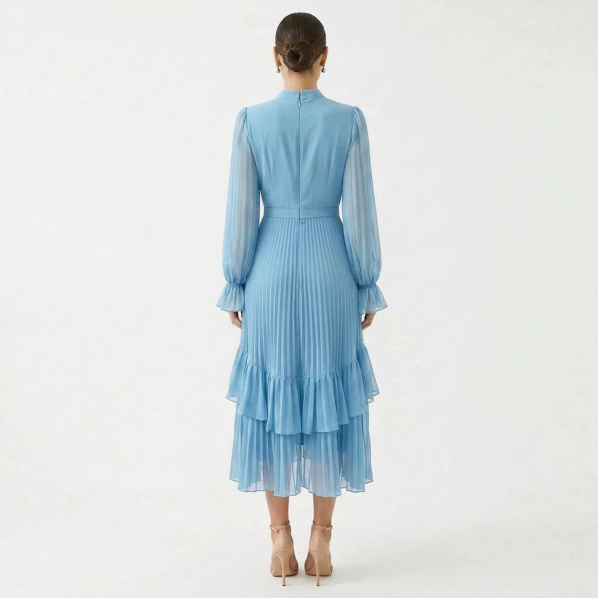 Nicol | Vestido Midi Plisado