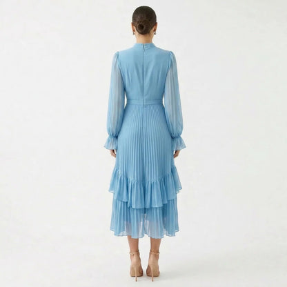 Nicol | Vestido Midi Plisado
