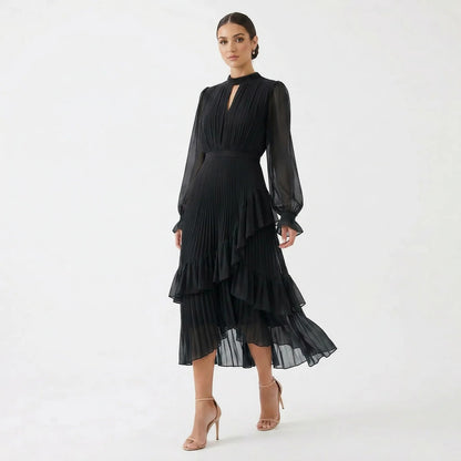 Nicol | Vestido Midi Plisado