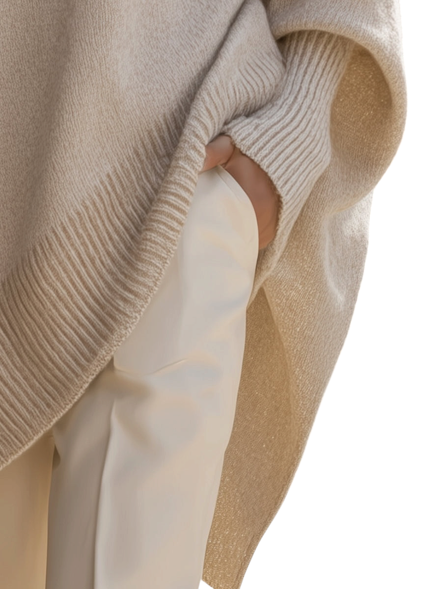 Dely | Poncho de Cuello Redondo