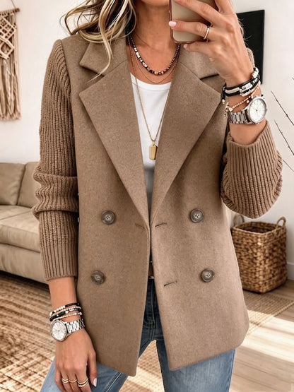 Lidia | Blazer Elegante con Mangas de Punto