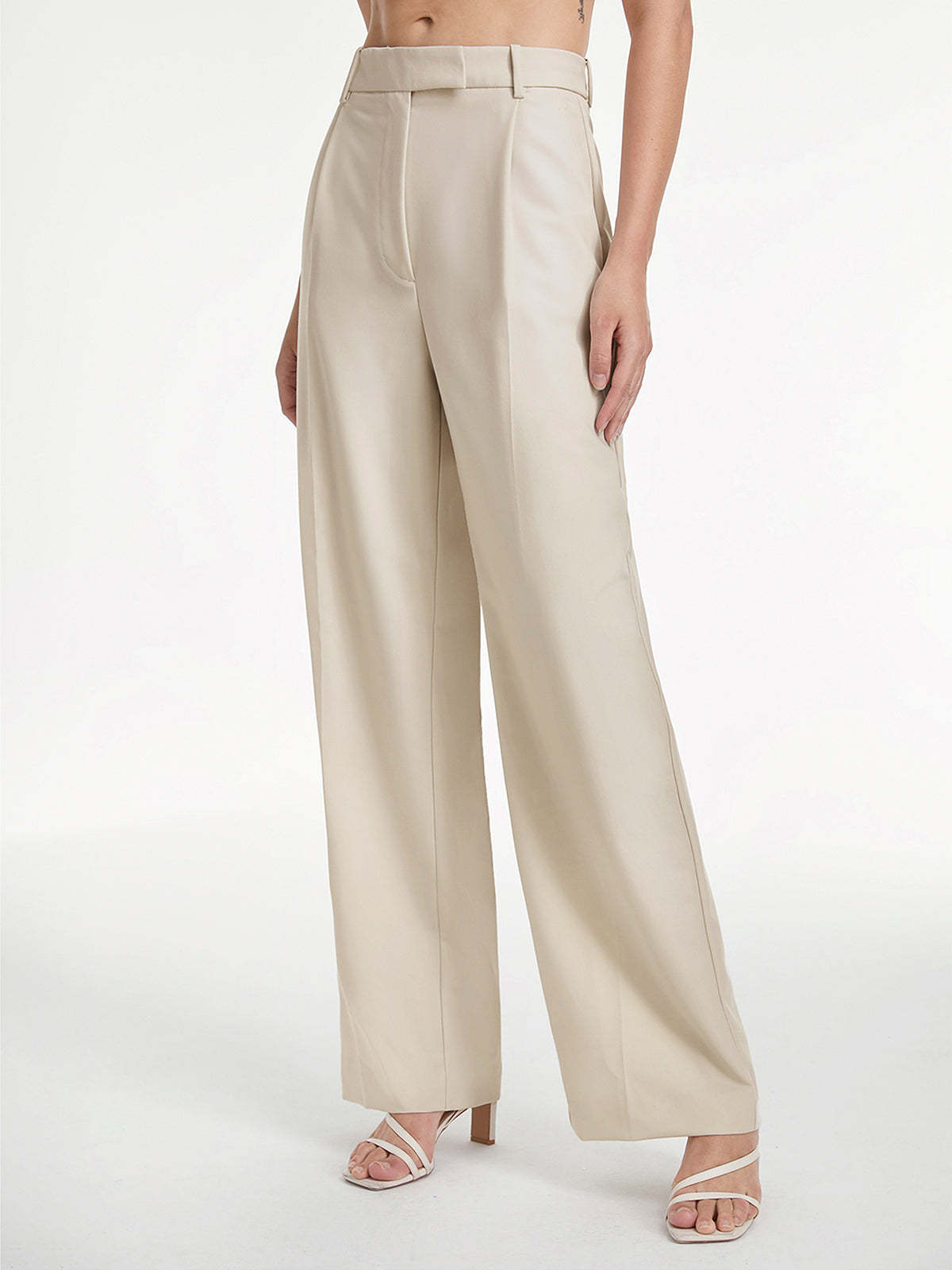 Moi Pantalón beige