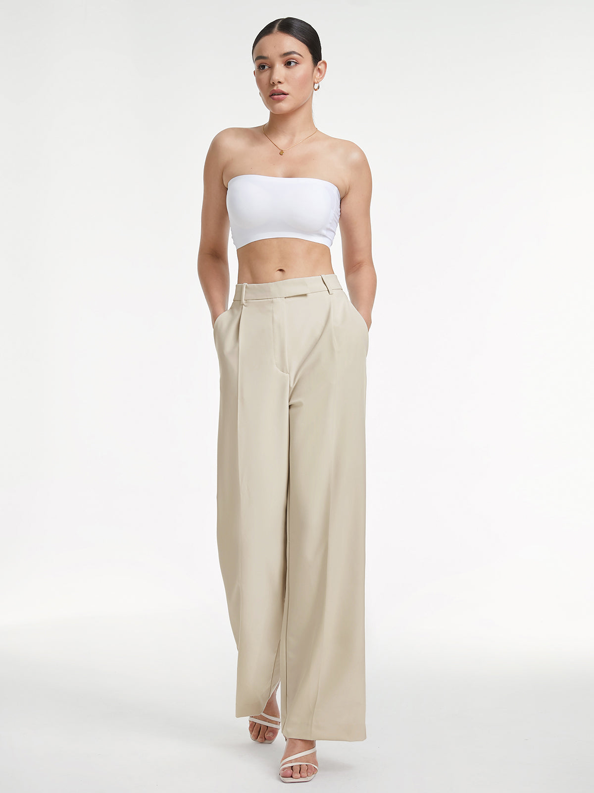Moi Pantalón beige