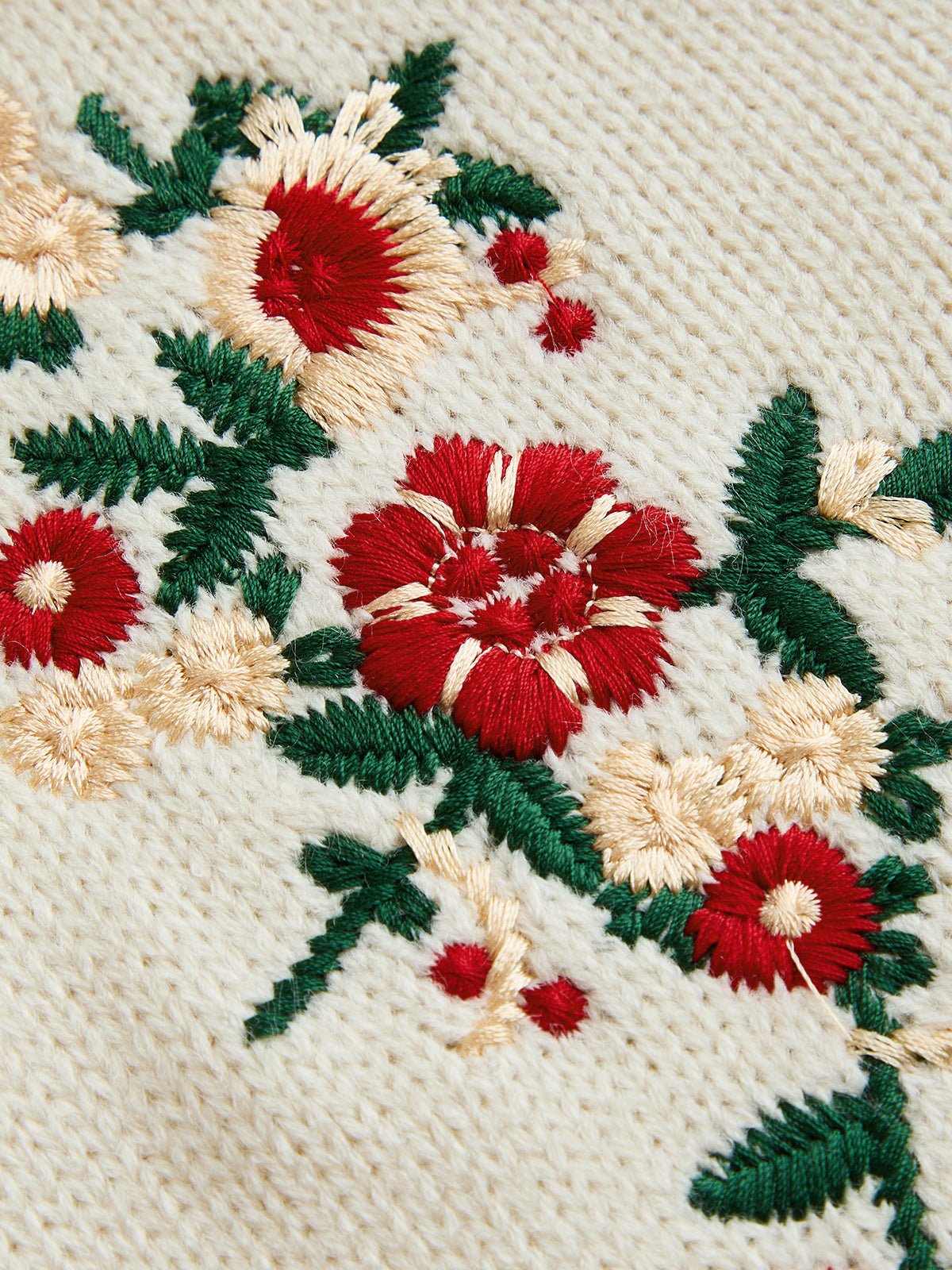 Cris Chaleco Punto Floral