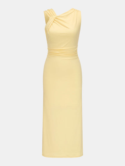Amina Vestido Midi Pastel