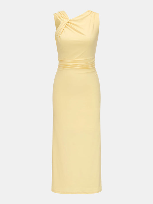 Amina Vestido Midi Pastel