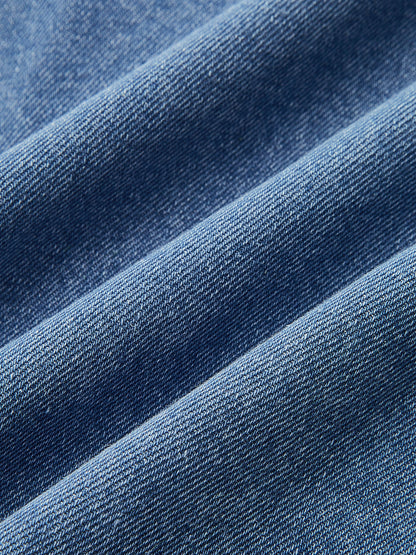 Elba Top Denim Corbata