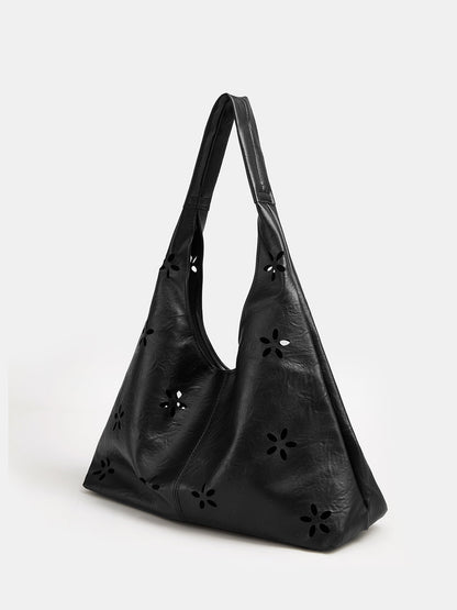 Floral Cutout Large Tote Bag