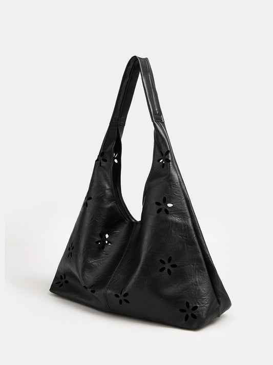 Floral Cutout Large Tote Bag