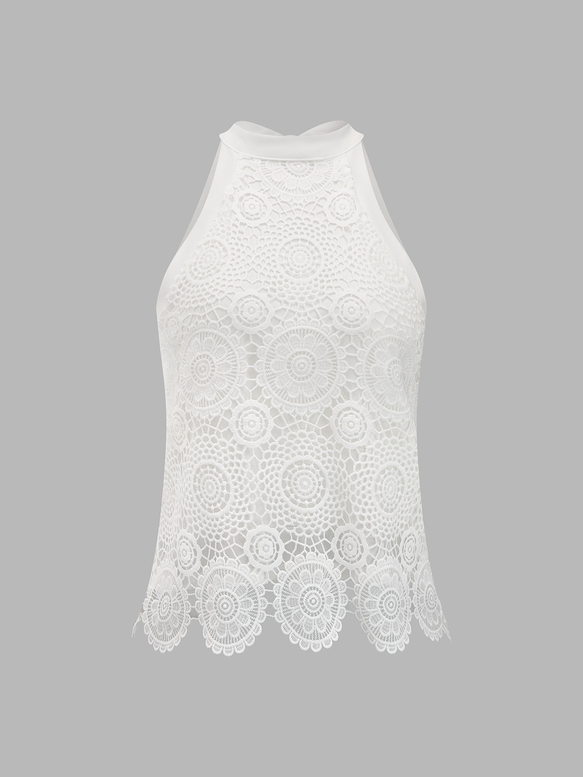 Isabela Top Halter Encaje