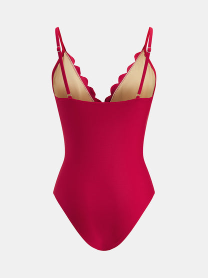 Conjunto Falda + Bañador Rojo
