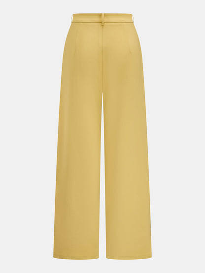 Asymmetric Metal Button Cami Top & Pant Set