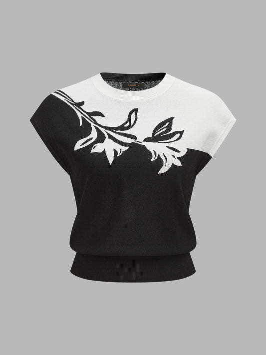Nara Top Black and White