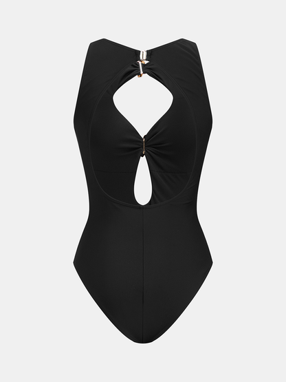 Bañador Negro Detalles