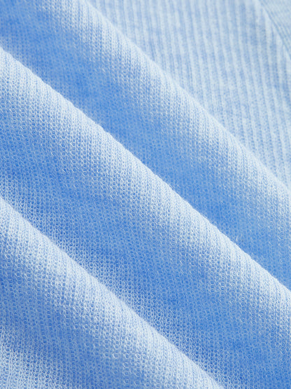 Diagonal Button Collared Sheer Knit Top