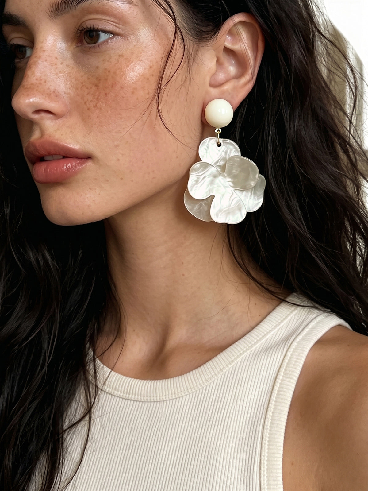 Pendientes Largue Floral