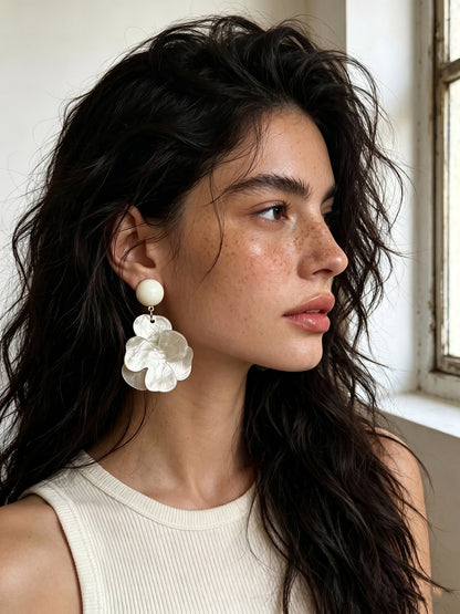 Pendientes Largue Floral