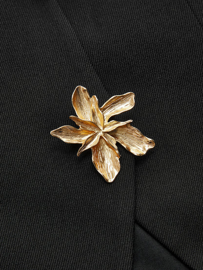 Flower Buttons Cap Sleeve Blouse