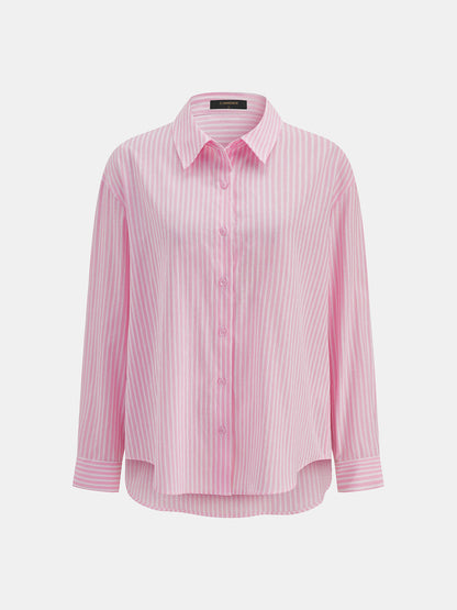 Striped Loose Long Sleeve Shirt