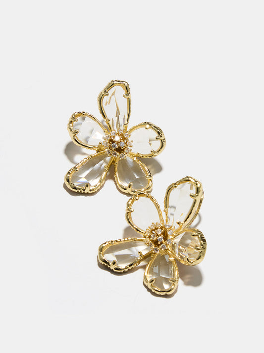 Pendientes Flor de Cristal