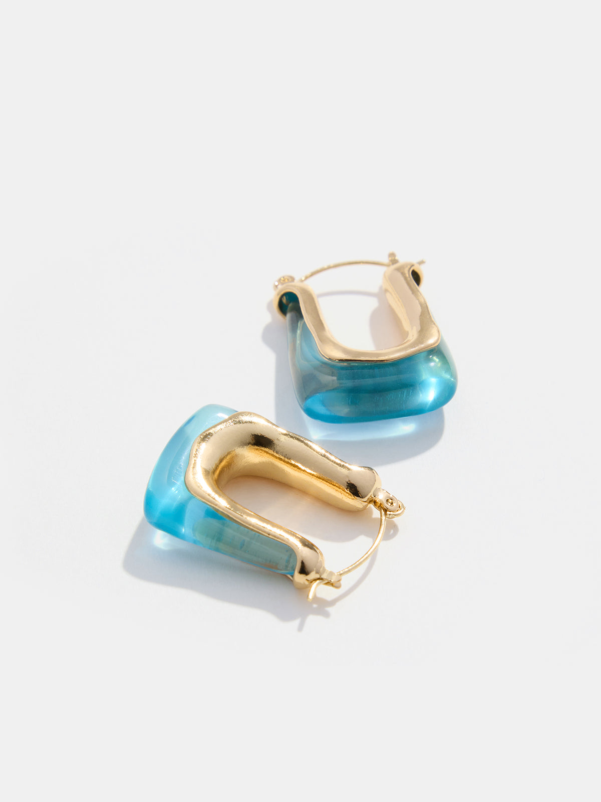 Pendientes Cuadrados Aqua