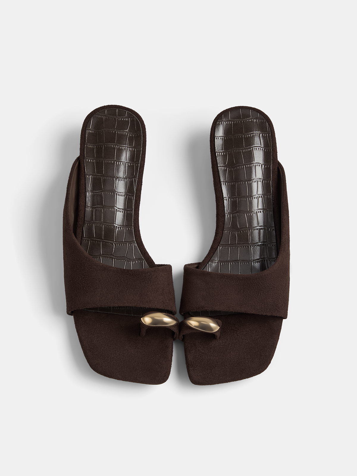 Sandalias Planas Cocodrilo