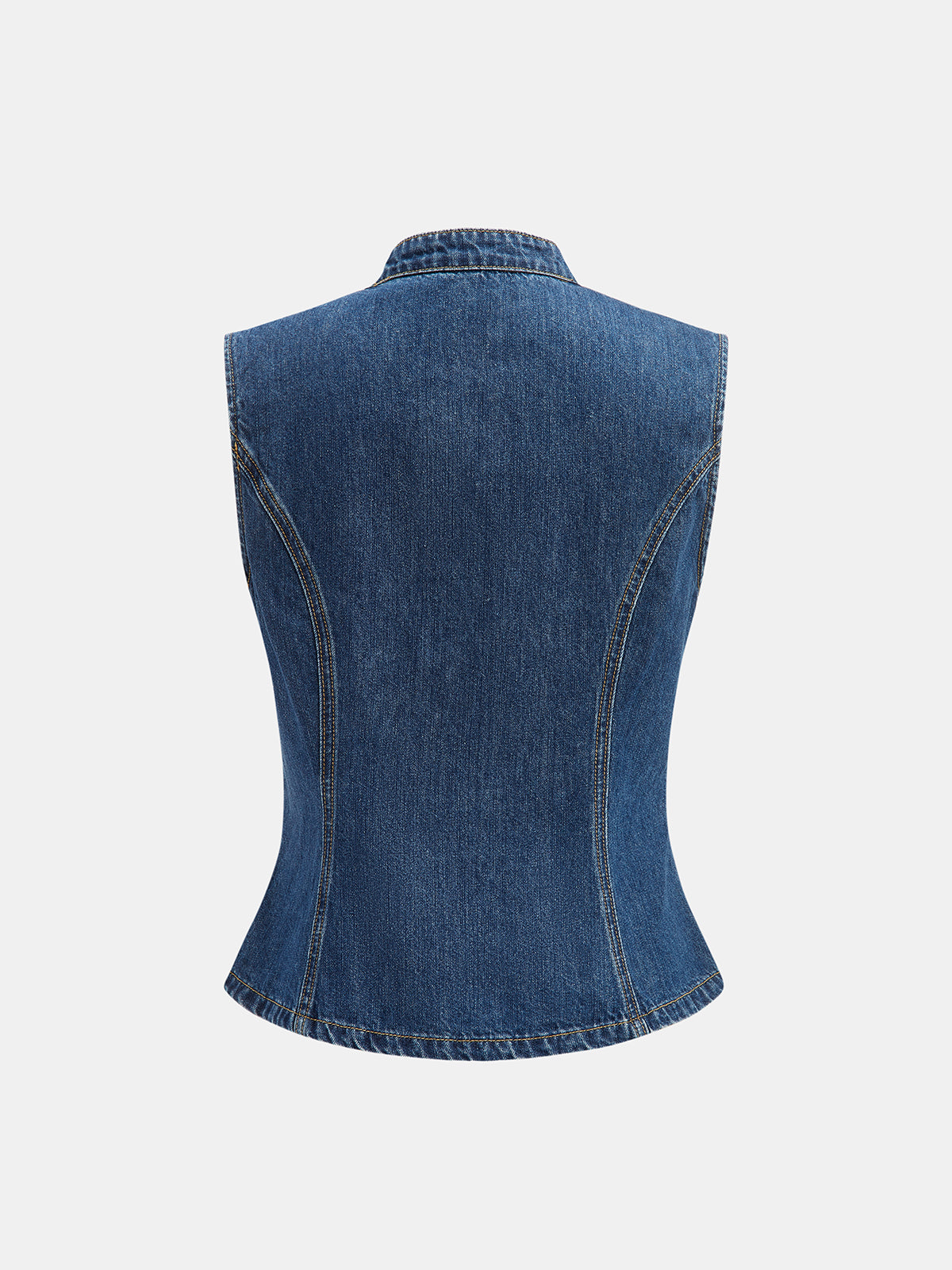 Napoleon Double Breasted Denim Vest