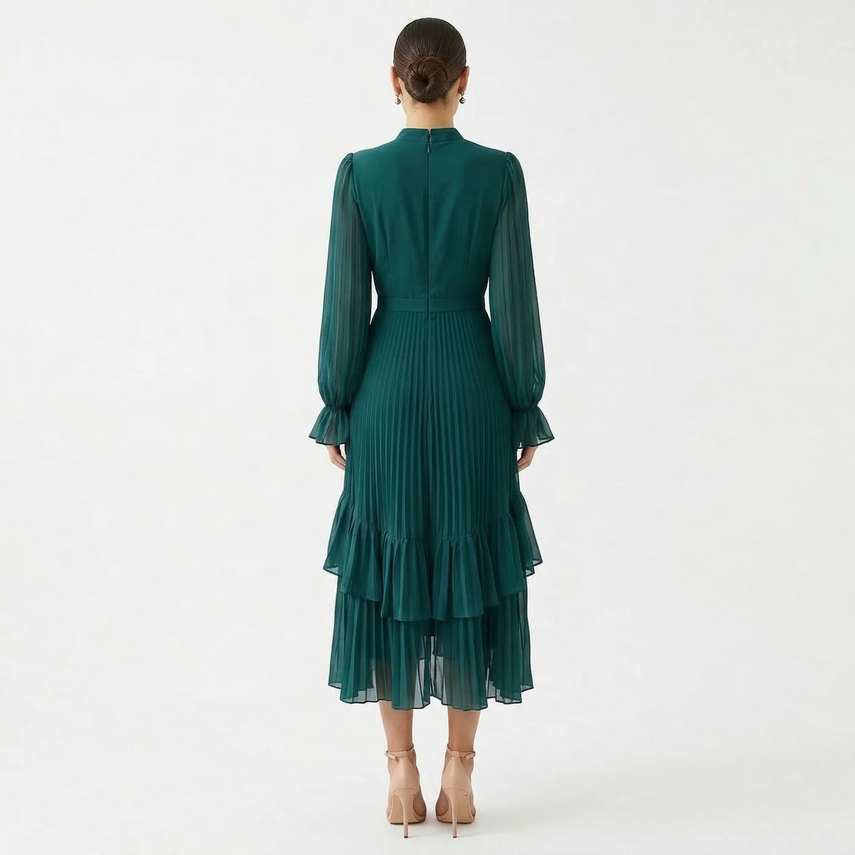 Nicol | Vestido Midi Plisado