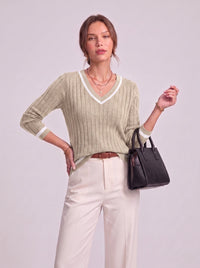 Beige Rayas