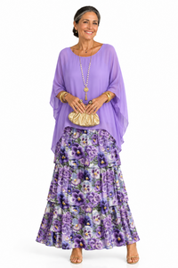 Violeta con Flores