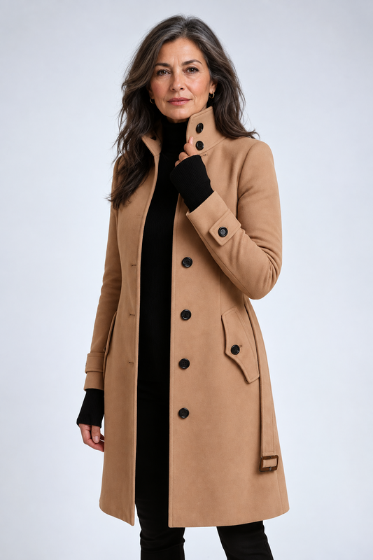 Ivana | Abrigo Largo Elegante