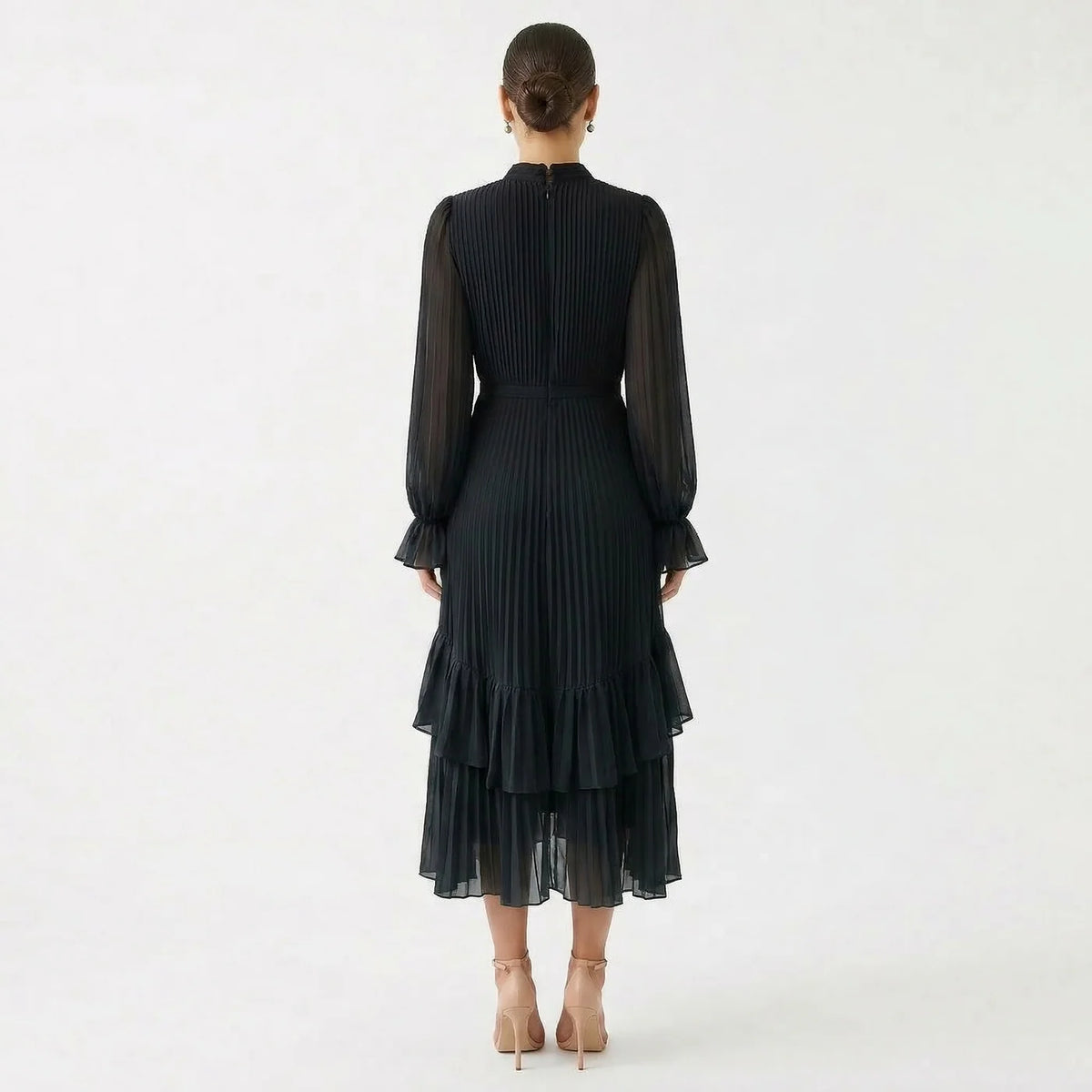 Nicol | Vestido Midi Plisado