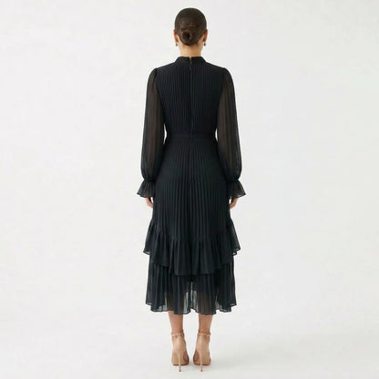 Nicol | Vestido Midi Plisado