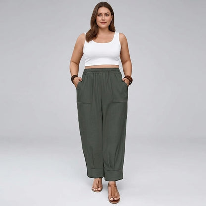 Maru | Pantalón Ancho Bolsillo