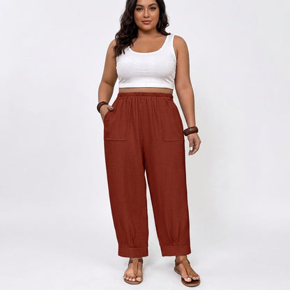 Maru | Pantalón Ancho Bolsillo