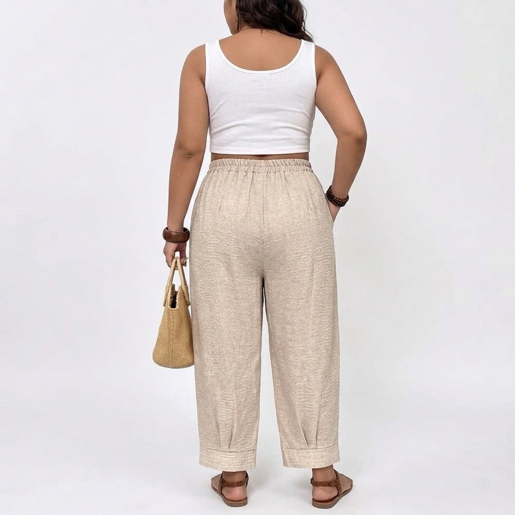 Maru | Pantalón Ancho Bolsillo