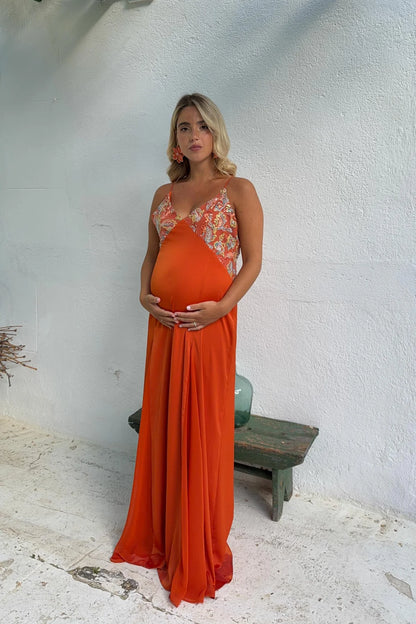 Olaia | Vestido Maxi Tirantes