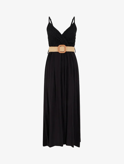 Beca Vestido Maxi Calado