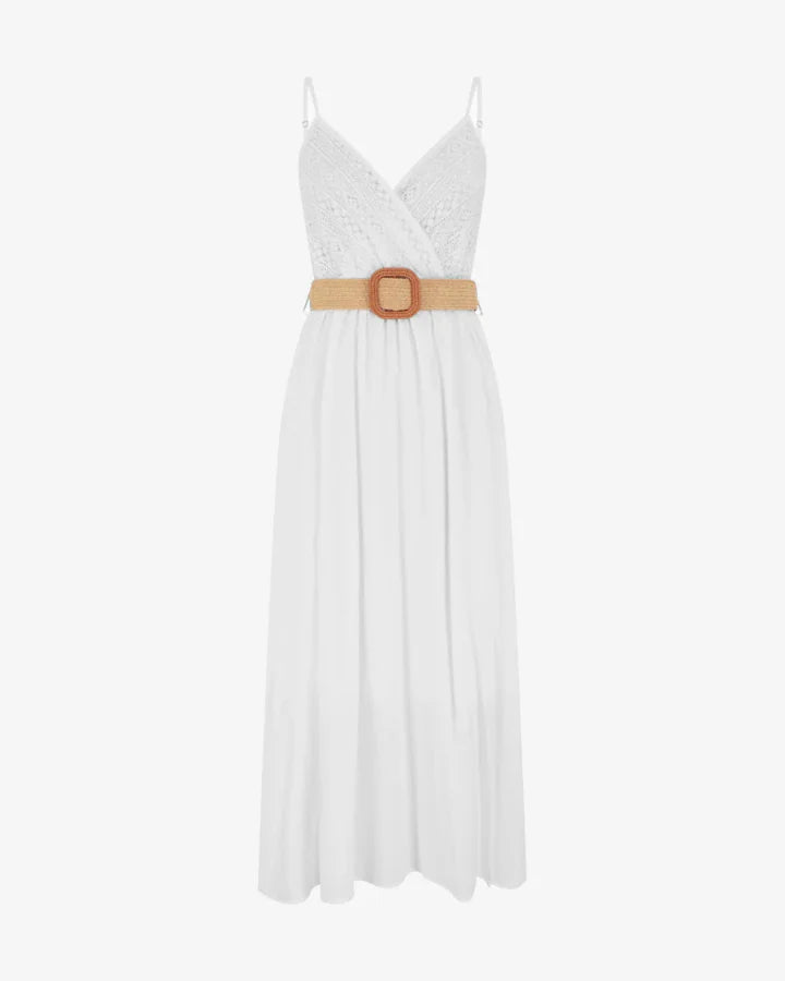 Beca Vestido Maxi Calado