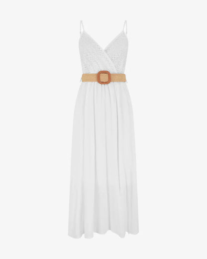Beca Vestido Maxi Calado