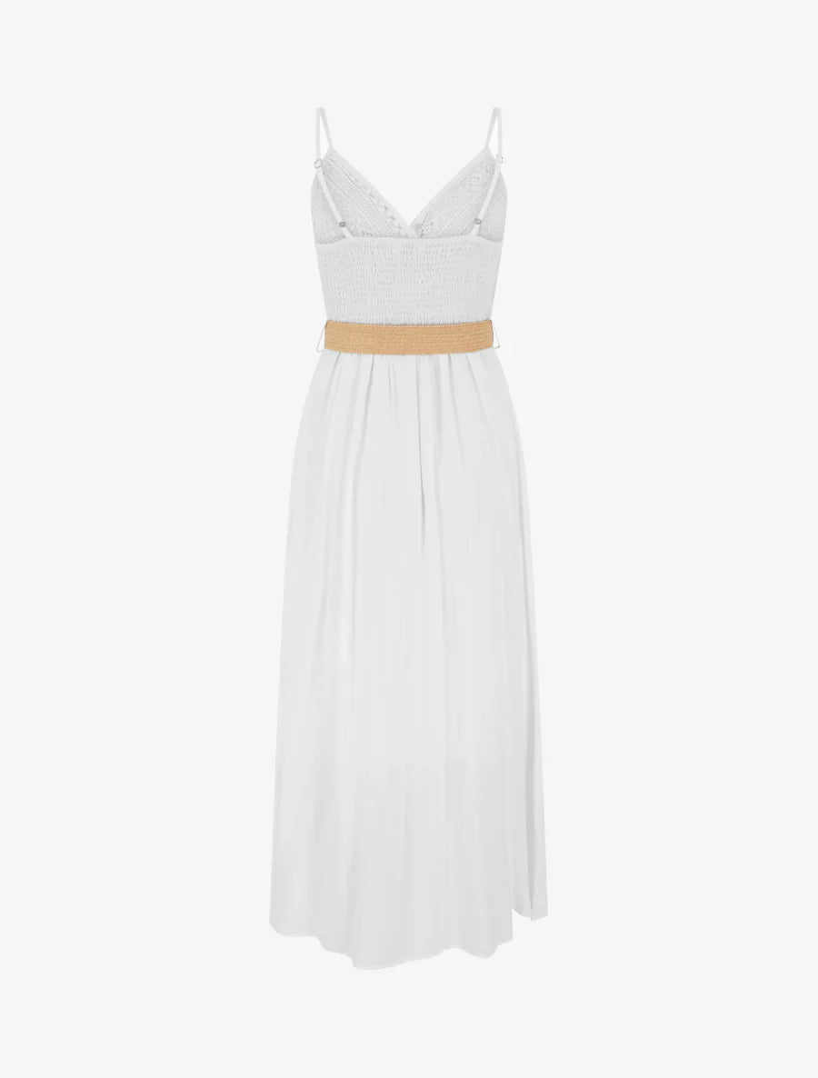 Beca Vestido Maxi Calado