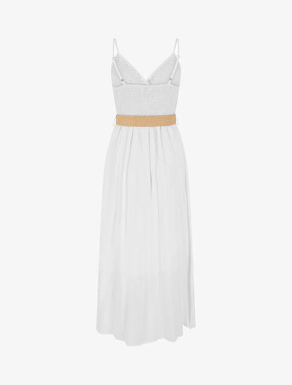 Beca Vestido Maxi Calado